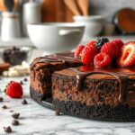 chocolate cheesecake