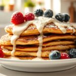 cinnamon roll pancakes