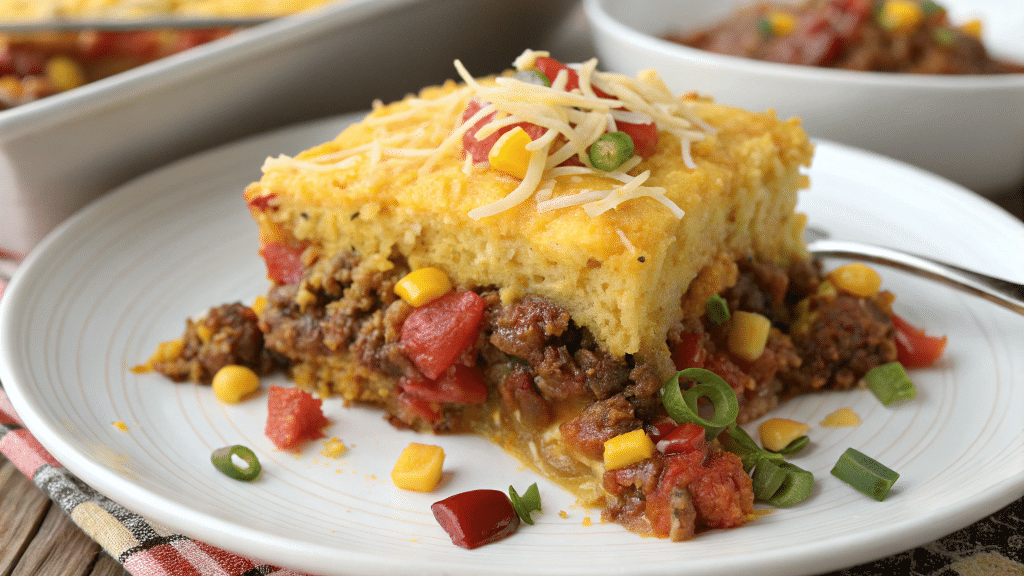 Cowboy Cornbread Casserole