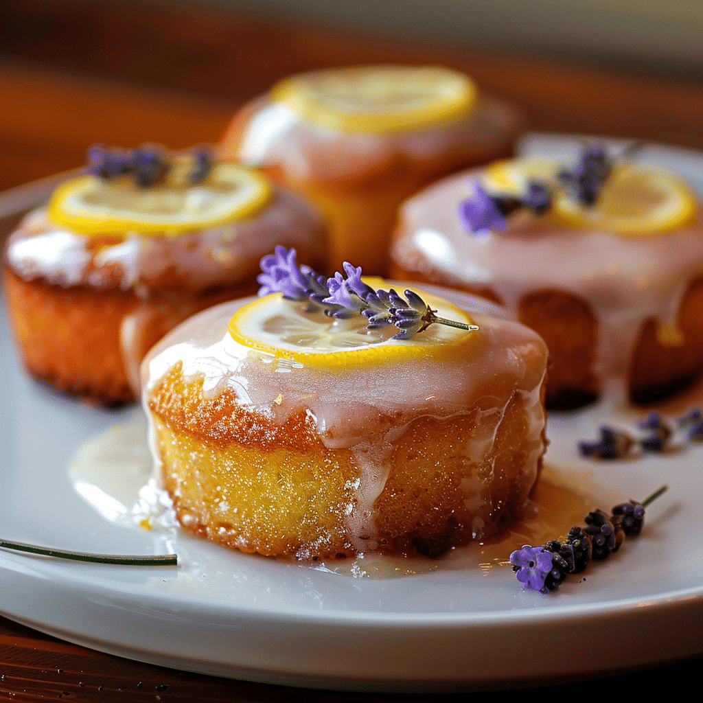 Mini Lemon Cakes With Lavender Glaze 8 image 1775404394051