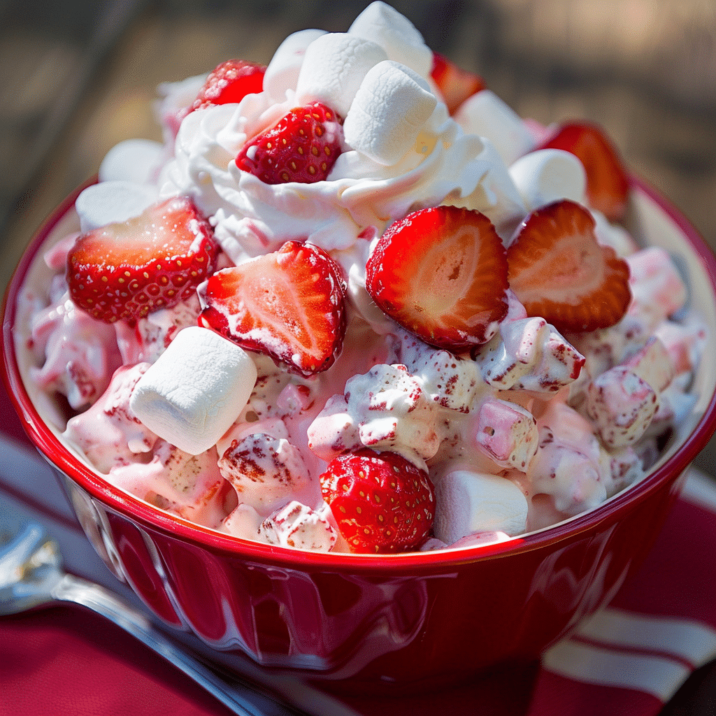Strawberry Shortcake Fluff Salad Recipe 8 image 1775486519129