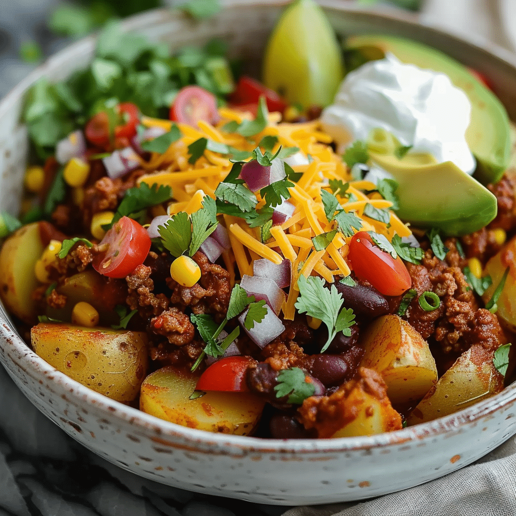 Loaded Potato Taco Bowl Recipe 8 image 1775575335342