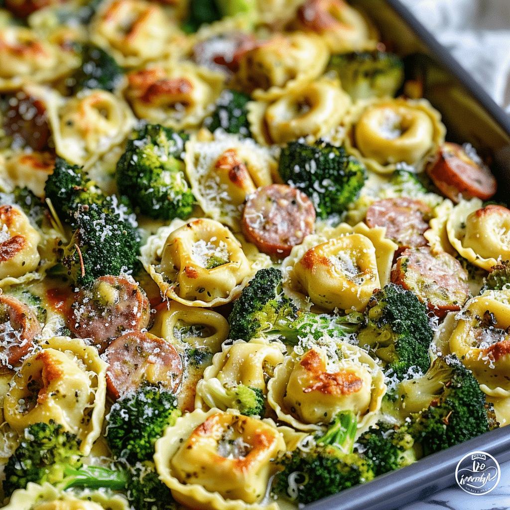 Sheet Pan Broccoli Tortellini Bake: A Flavorful One-Pan Feast