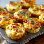 Cheesy Muffin Tin Cottage Cheese Egg Bites