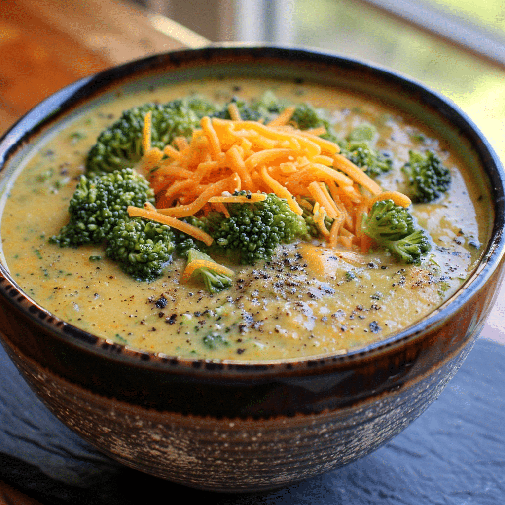High Protein Broccoli Cheddar Soup – Creamy, Nutritious, and Easy