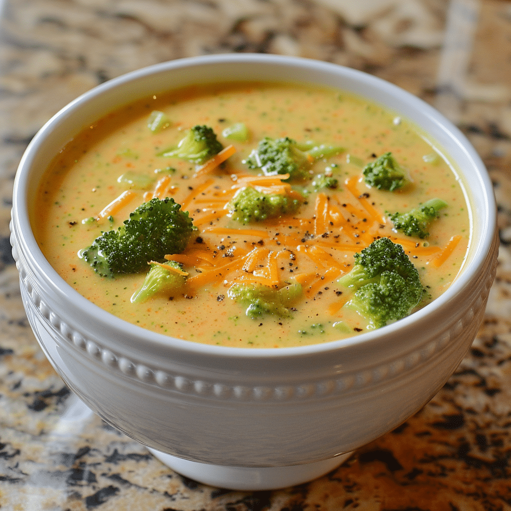 High Protein Broccoli Cheddar Soup – Creamy, Nutritious, and Easy 7 image 1775950737654