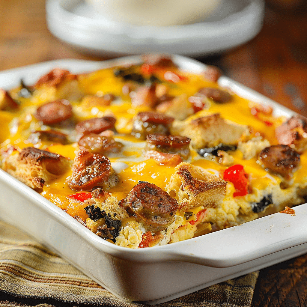 Easy Sausage and Egg Casserole: A Flavorful Breakfast Make-Ahead Recipe