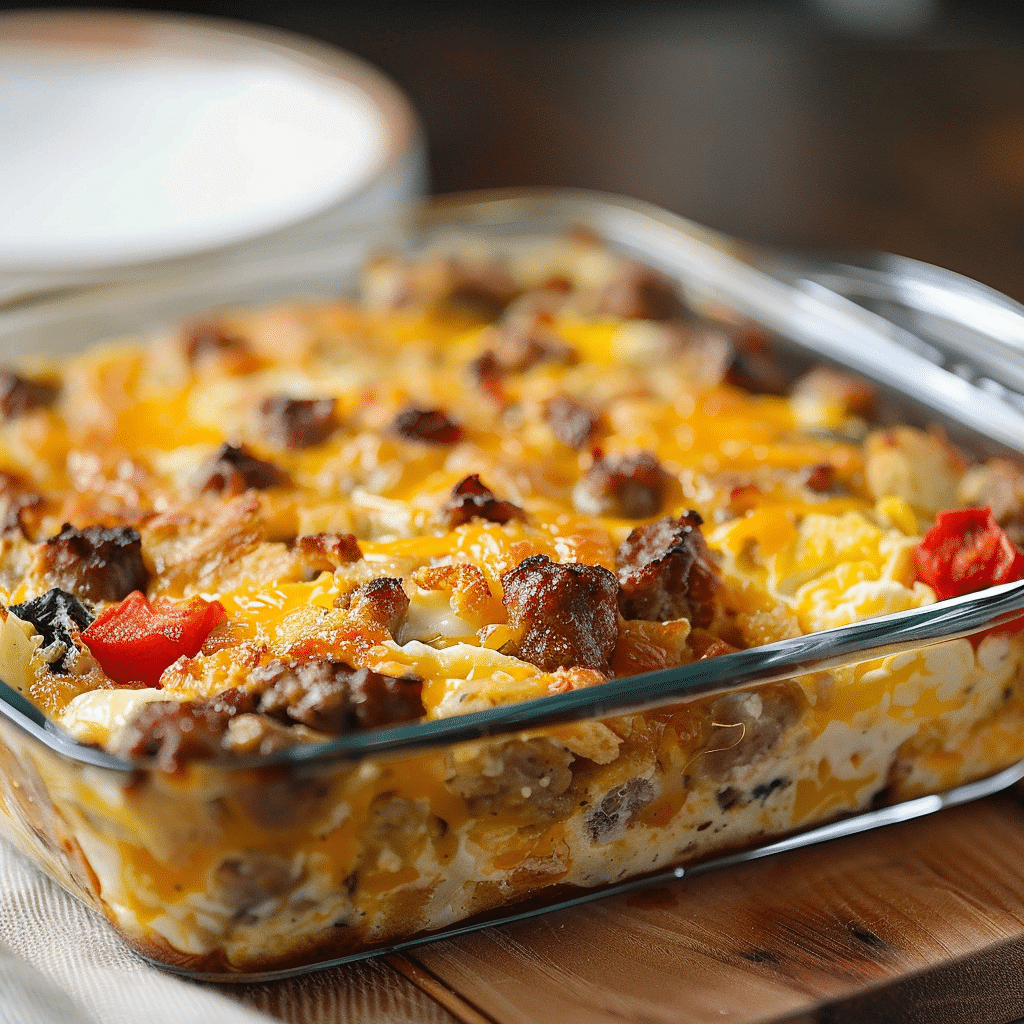 Easy Sausage and Egg Casserole: A Flavorful Breakfast Make-Ahead Recipe 7 image 1776111109542