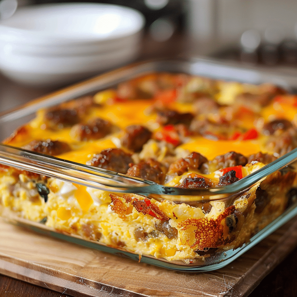 Easy Sausage and Egg Casserole: A Flavorful Breakfast Make-Ahead Recipe 8 image 1776111113683