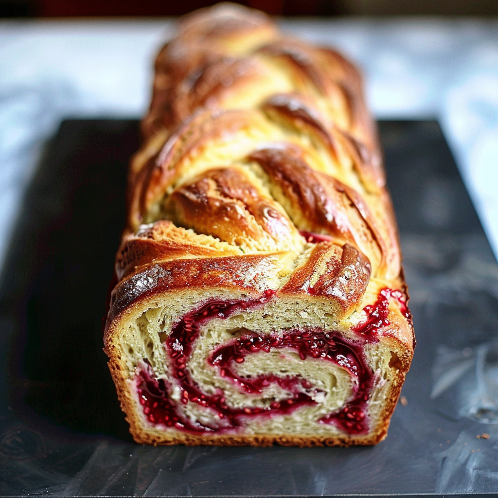 Raspberry Swirl Brioche Loaf for Sweet Success 7 image 1776304413137