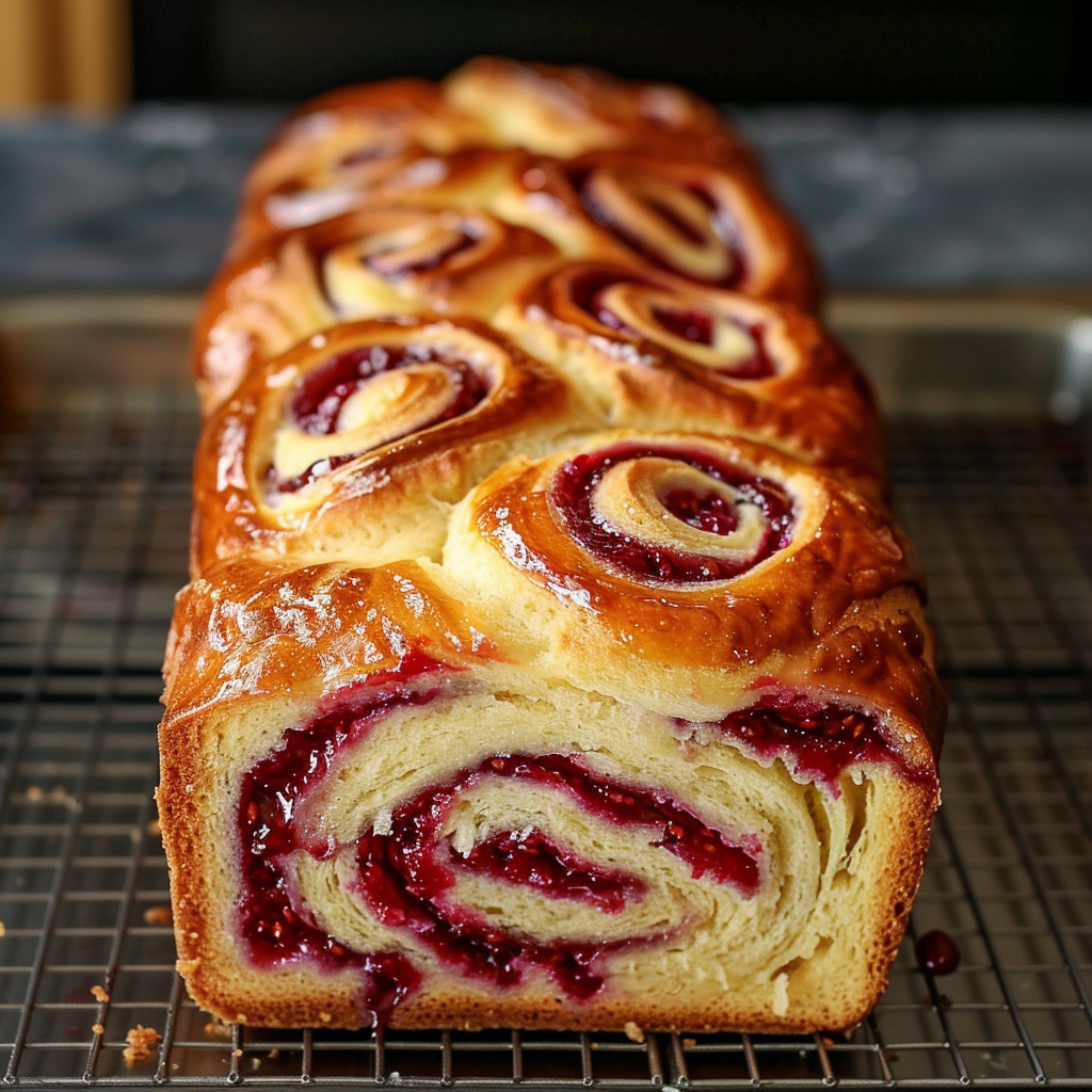 Raspberry Swirl Brioche Loaf for Sweet Success 8 image 1776304417347