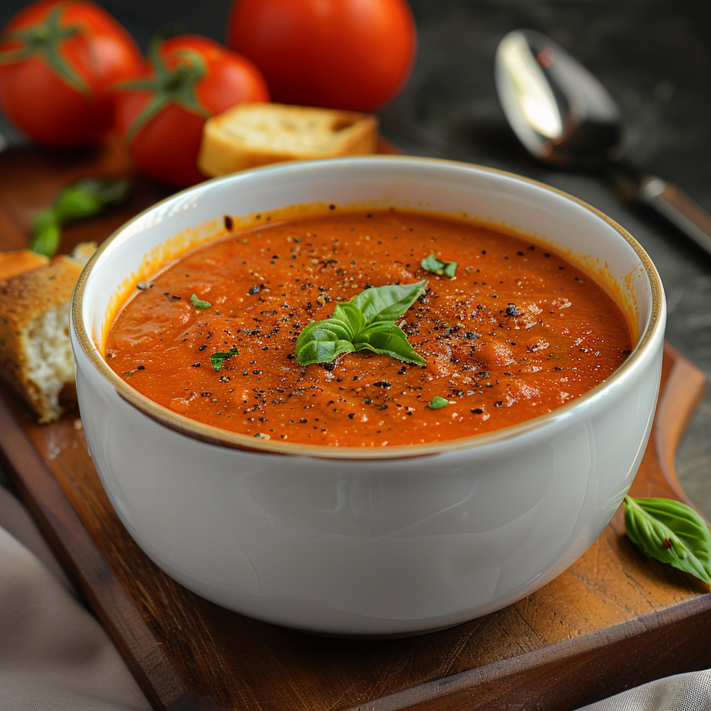 Creamy Tomato Basil Soup