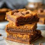 Cookie Butter Blondies — Chewy Biscoff Dessert Bars Recipe