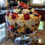 4th of July Red White Blue Trifle 9 4th of July Red White Blue Trifle