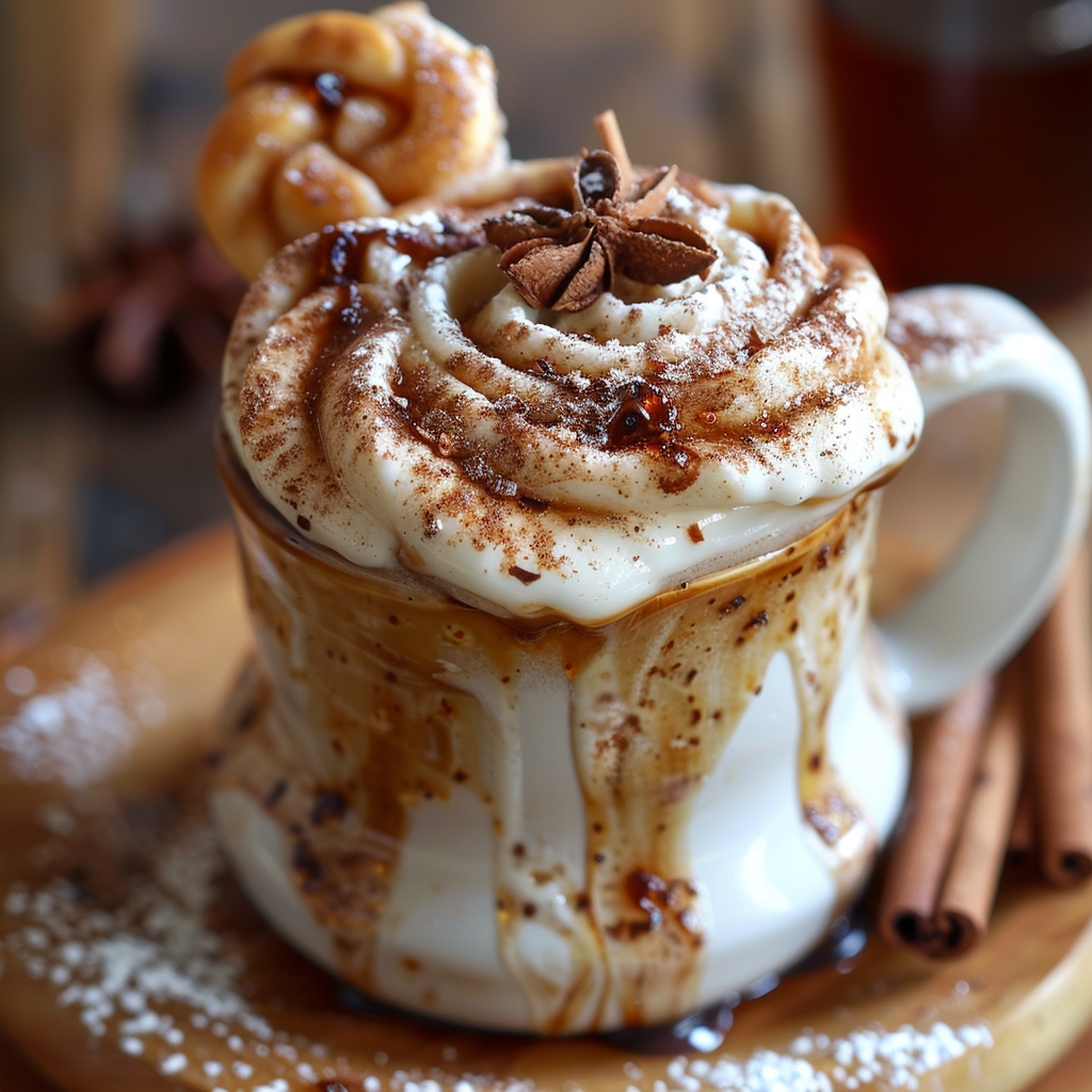 Cinnamon Roll Mug Cake