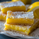 Lemon Bars — Classic Buttery Shortbread Crust Dessert Recipe