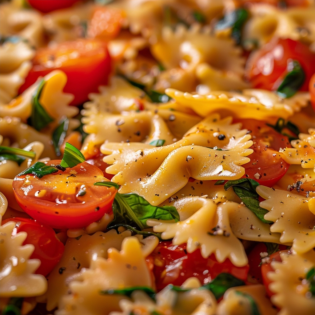 Tomato Spinach Farfalle Pasta: A Quick Weeknight Favorite 8 image 1783121826319